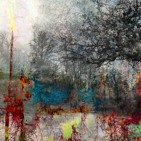 Entre deux monde 60x60cm Encre pigment sur sortie fine art 310gr
