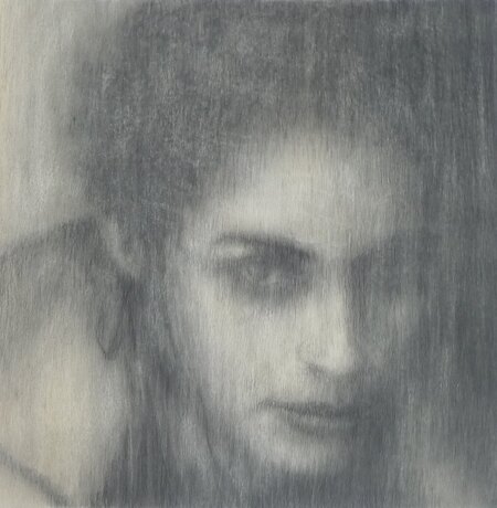 "Laura"40x40cm Fusai sur bois